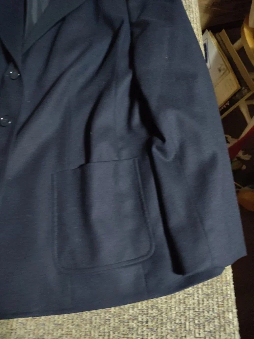 Talbots women’s navy 3 buttons gorgeous blazer 16W